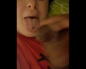 Jerk your Dick on my Tongue Daddy! (Tongue Fetish)