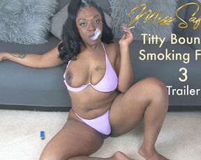 Titty Bouncing Smoking Fetish 3 - Trailer