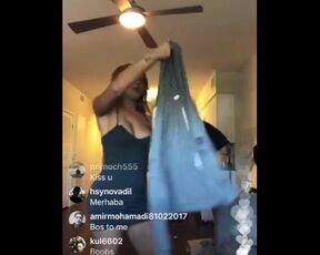 Instagram Live Nip Slip