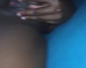 Jamaican amateur ebony pussy being stroked from bbc