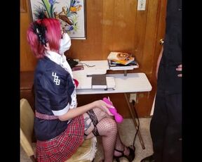 Schoolgirl Fucks Teacher Teaser Detention Masturbation Blowjob Kink Fetish Roleplay Junko