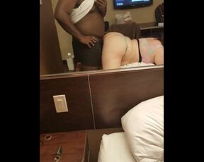 PAWG get BBC while on the Phone with her Locked up Husband