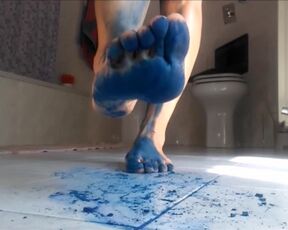 Sensual Foot Crush and Foot Paint Massage