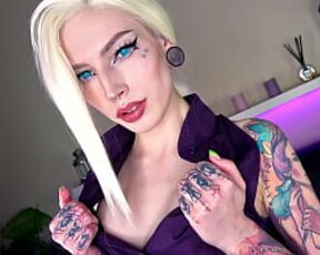 Ino by Helly Rite teasing for full 4K video cosplay amateur tight ass fishnets piercings tattoos