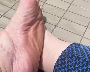 I want you to cum all over my feet