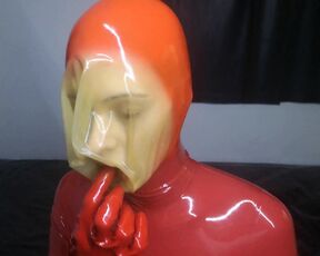 Latex Breathplay Mask