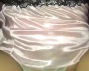 Thai teen 18 YO with satin nightie fucked homemade