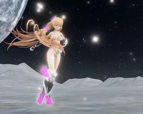 MMD R-18 Conqueror Angela Balzac - Space Purple Armor Color Edit Smixix