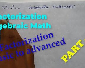 Factorization Math Slove by Bikash Edu Care Episode 28