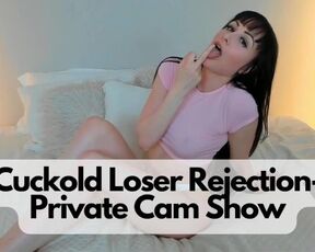 Cuckold Loser Rejection - Private Cam Show - trailer