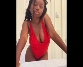 red swim suit try on // I'M HAVING AN EPISODE 9