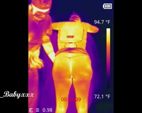 Thermal Ass Spanking...see the heat Build!!!