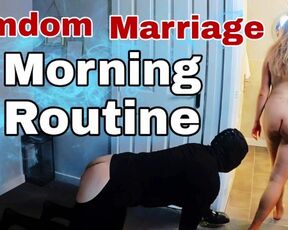 Training Zero Femdom Real Married Couple Life Slave BDSM Bondage Piss Toilet Bathroom Homemade Milf